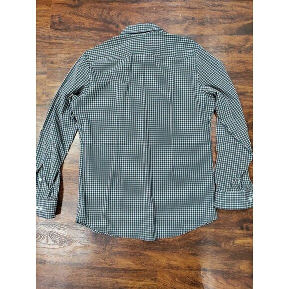 Mizzen + Main Trim Fit Plaid Long Sleeve Button-Up Shirt Multicolor Men's Large - Picture 5 of 8